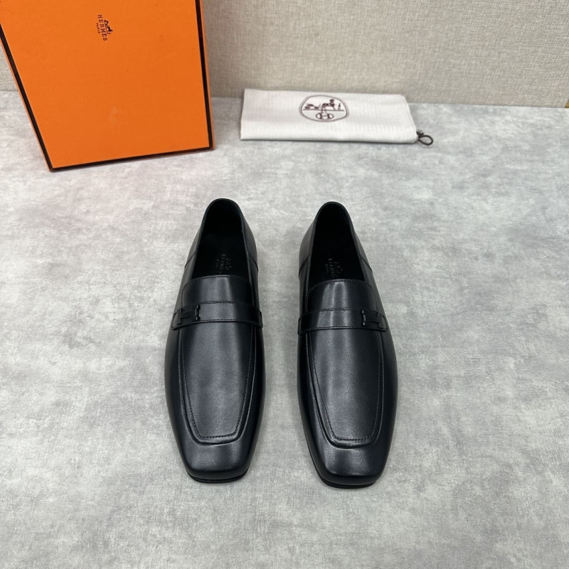 H**mes leather shoes